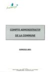Tableau de synthèse Compte Administratif 2021